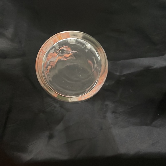 Vase- 1987 Glass Pink Flowers Pasabahce Vase Made In Turkey - Picture 7 of 10